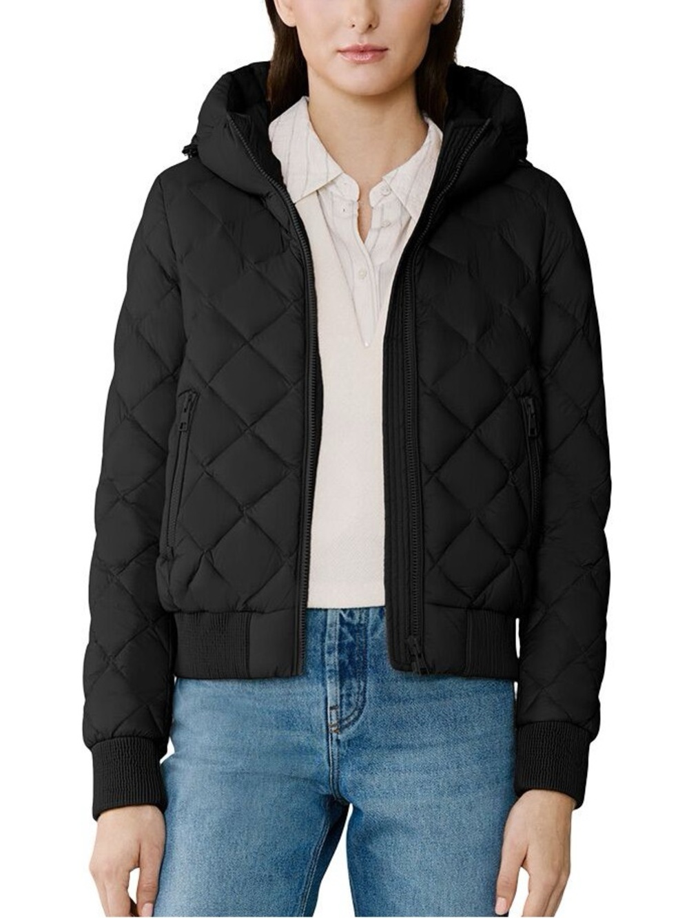 SOIA AND KYO SENNA-U BLACK - BRAND NEW BOMBER JACKET
